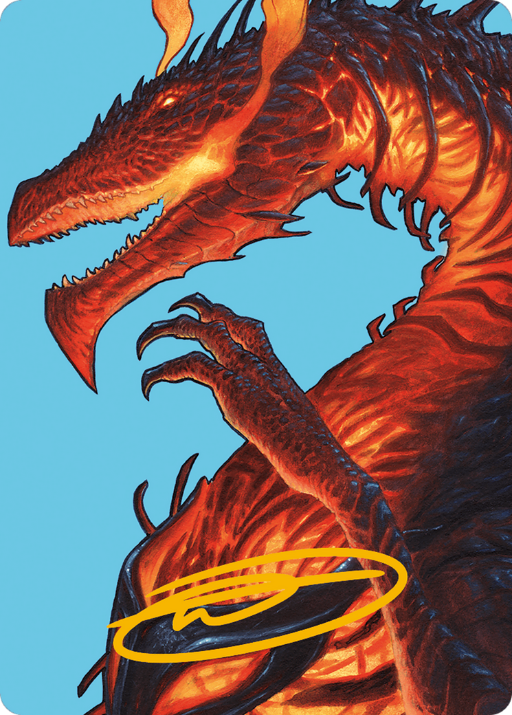 Herigast, Erupting Nullkite Art Card (Gold-Stamped Signature) [Modern Horizons 3 Art Series] | Webway Games