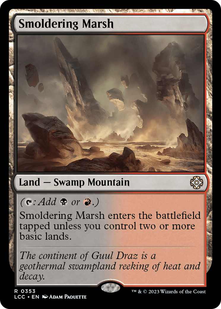 Smoldering Marsh [The Lost Caverns of Ixalan Commander] | Webway Games
