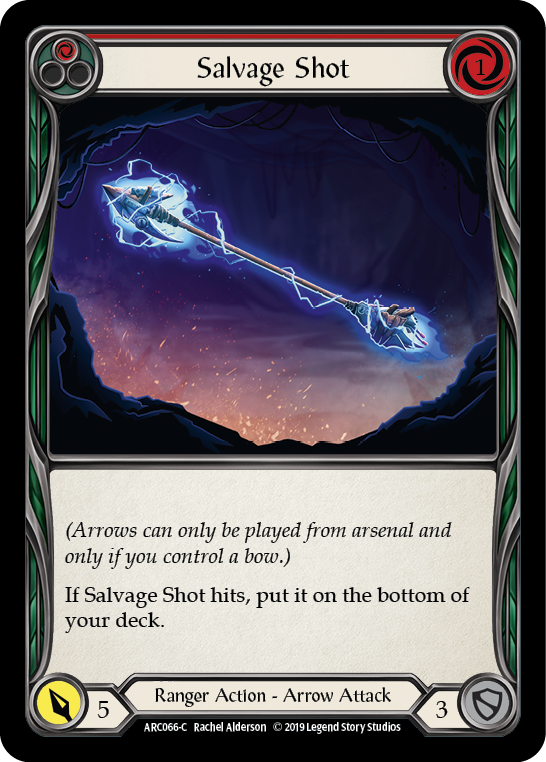 Salvage Shot (Red) [ARC066-C] (Arcane Rising)  1st Edition Normal | Webway Games