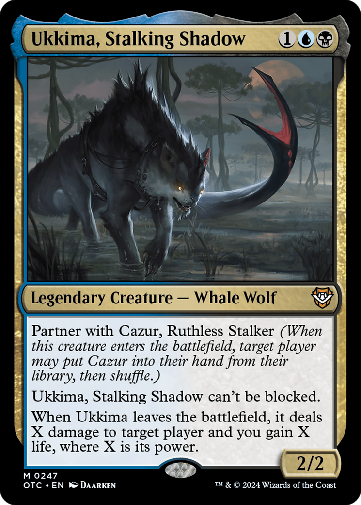 Ukkima, Stalking Shadow [Outlaws of Thunder Junction Commander] | Webway Games