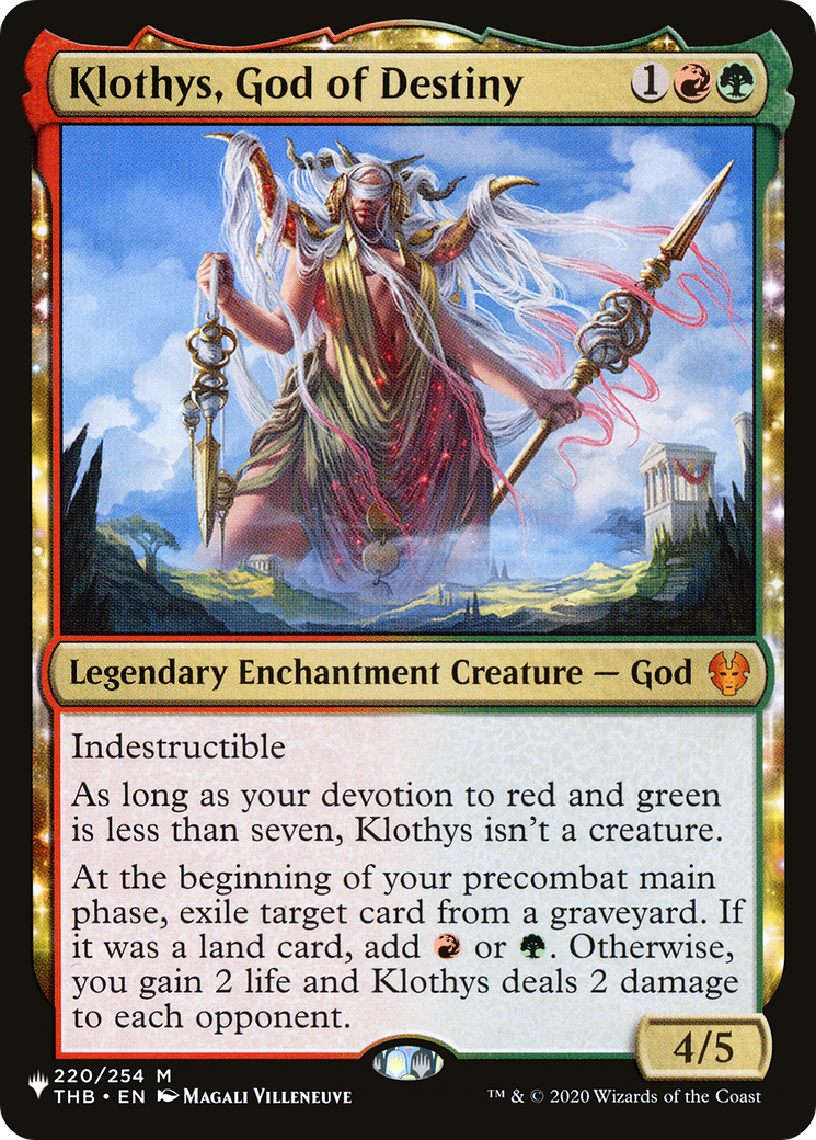 Klothys, God of Destiny [The List] | Webway Games