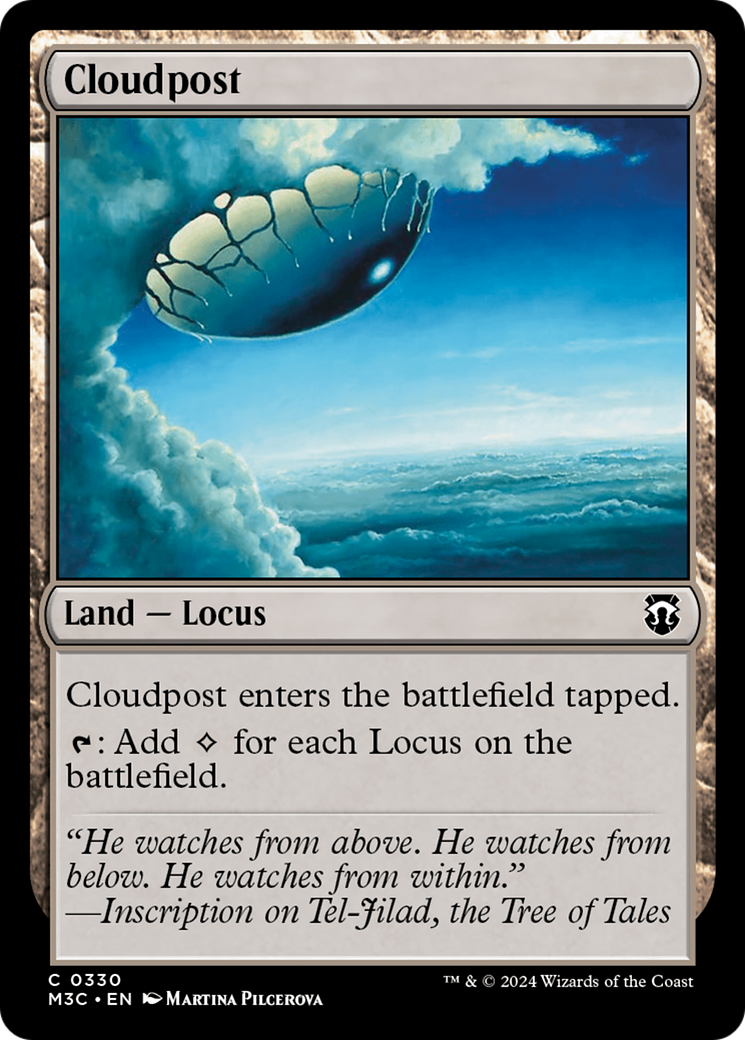Cloudpost (Ripple Foil) [Modern Horizons 3 Commander] | Webway Games