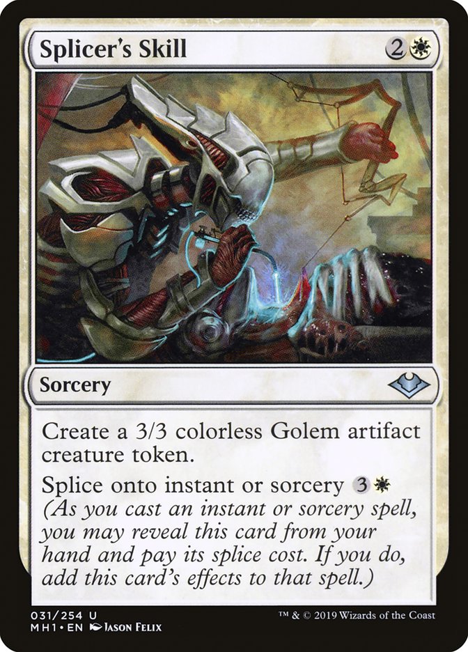 Splicer's Skill [Modern Horizons] | Webway Games