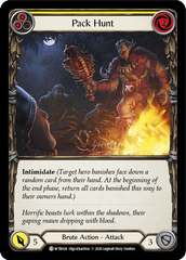 Pack Hunt (Yellow) [U-WTR024] (Welcome to Rathe Unlimited)  Unlimited Rainbow Foil | Webway Games