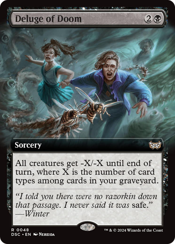 Deluge of Doom (Extended Art) [Duskmourn: House of Horror Commander] | Webway Games