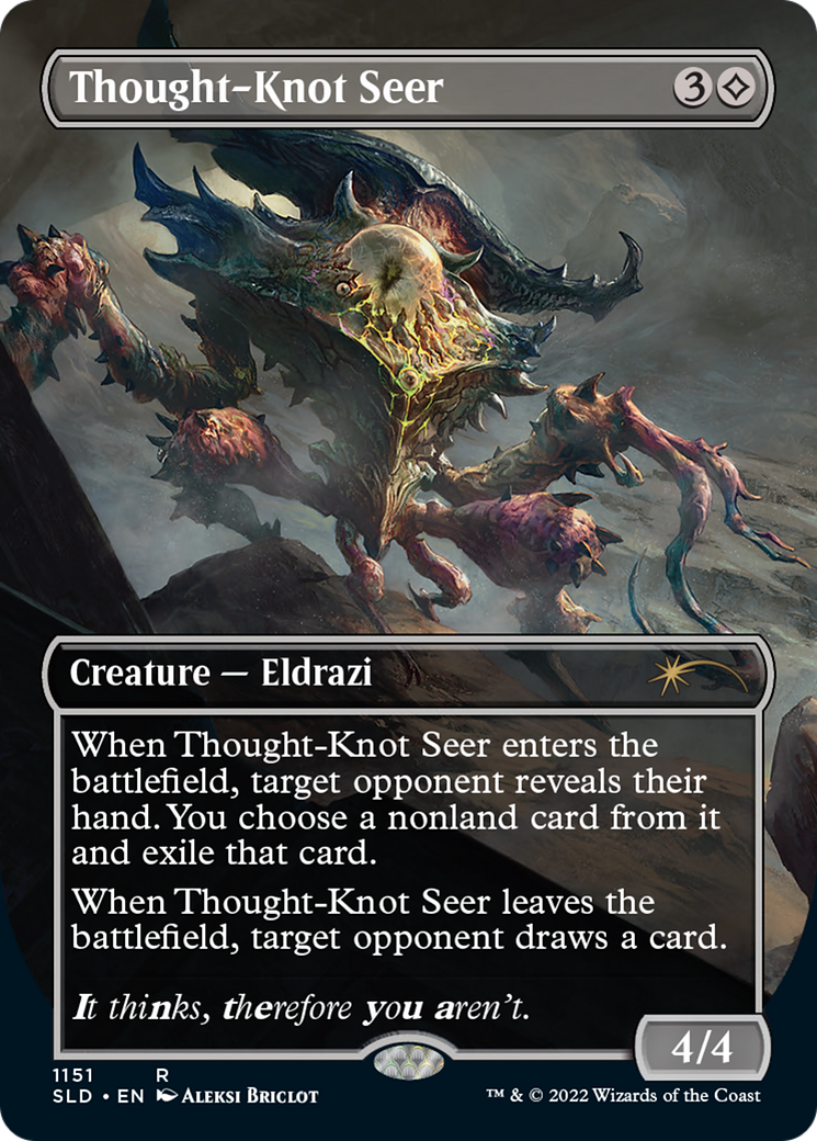 Thought-Knot Seer (1151) (Borderless) [Secret Lair Drop Series] | Webway Games