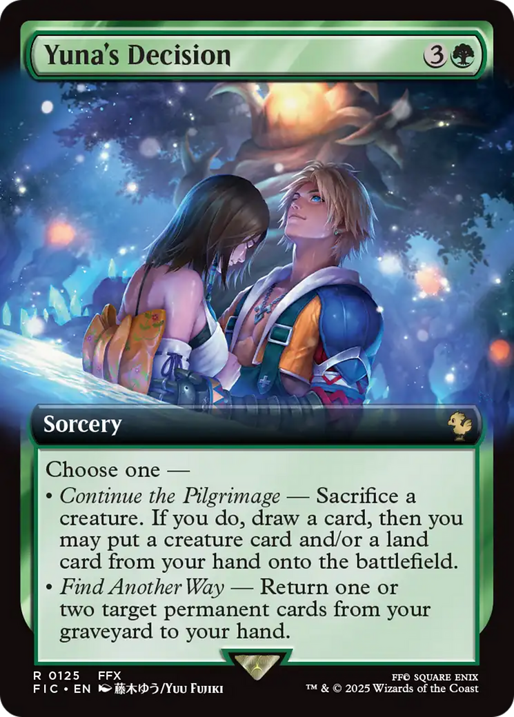Yuna's Decision (Extended Art) [FINAL FANTASY Commander] | Webway Games