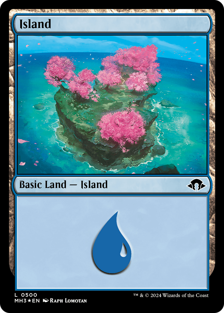 Island (0500) (Ripple Foil) [Modern Horizons 3] | Webway Games