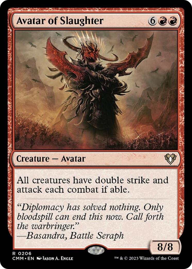 Avatar of Slaughter [Commander Masters] | Webway Games