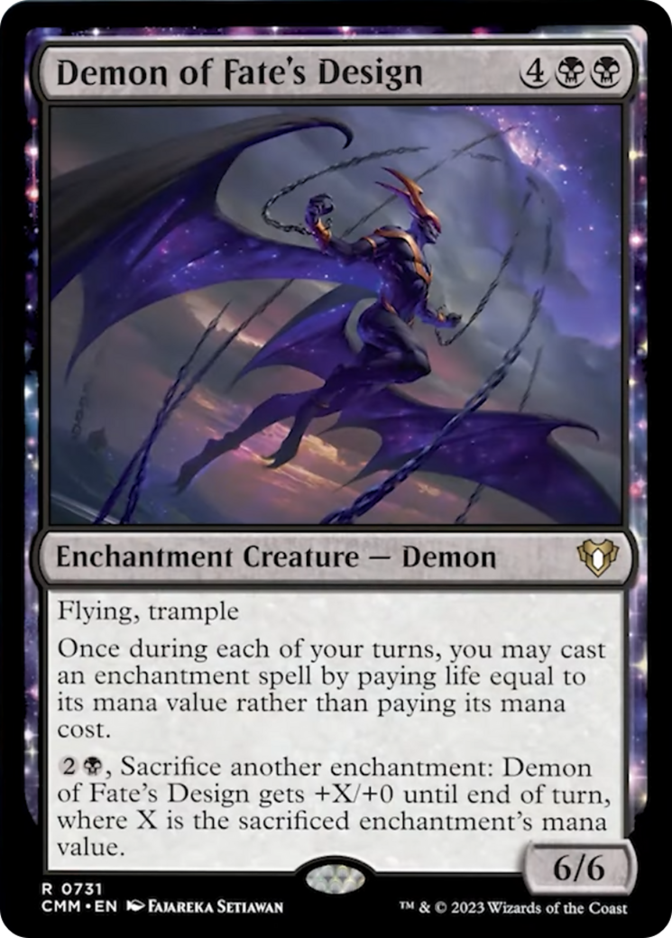 Demon of Fate's Design [Commander Masters] | Webway Games