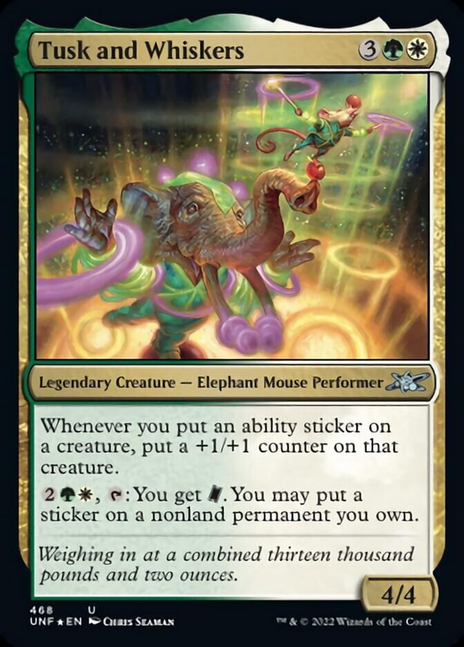 Tusk and Whiskers (Galaxy Foil) [Unfinity] | Webway Games