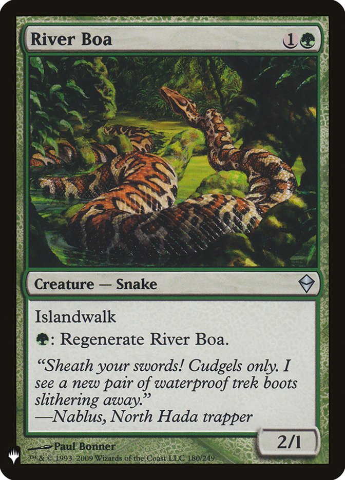 River Boa [Mystery Booster] | Webway Games