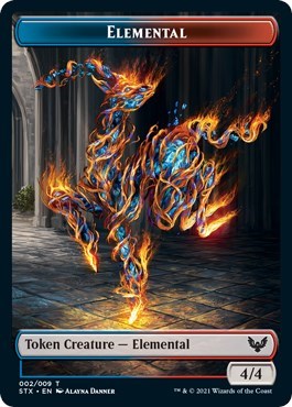 Elemental // Pest Double-Sided Token [Strixhaven: School of Mages Tokens] | Webway Games