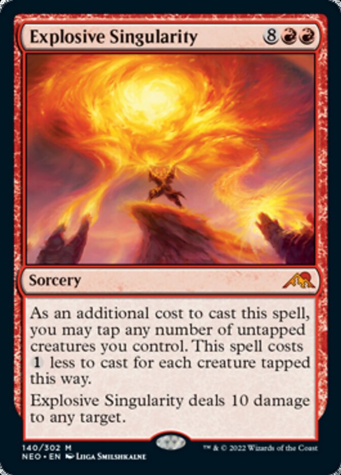 Explosive Singularity [Kamigawa: Neon Dynasty] | Webway Games