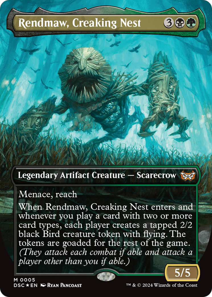Rendmaw, Creaking Nest (Borderless) [Duskmourn: House of Horror Commander] | Webway Games