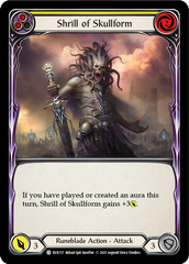 Shrill of Skullform (Yellow) [EVR117] (Everfest)  1st Edition Rainbow Foil | Webway Games