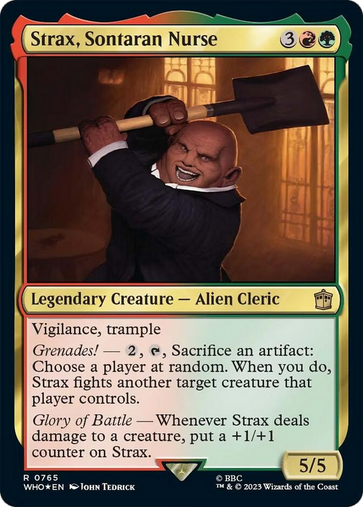 Strax, Sontaran Nurse (Surge Foil) [Doctor Who] | Webway Games