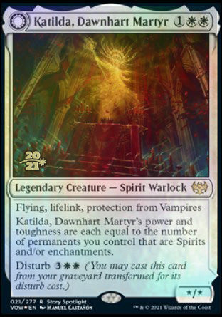Katilda, Dawnhart Martyr // Katilda's Rising Dawn [Innistrad: Crimson Vow Prerelease Promos] | Webway Games