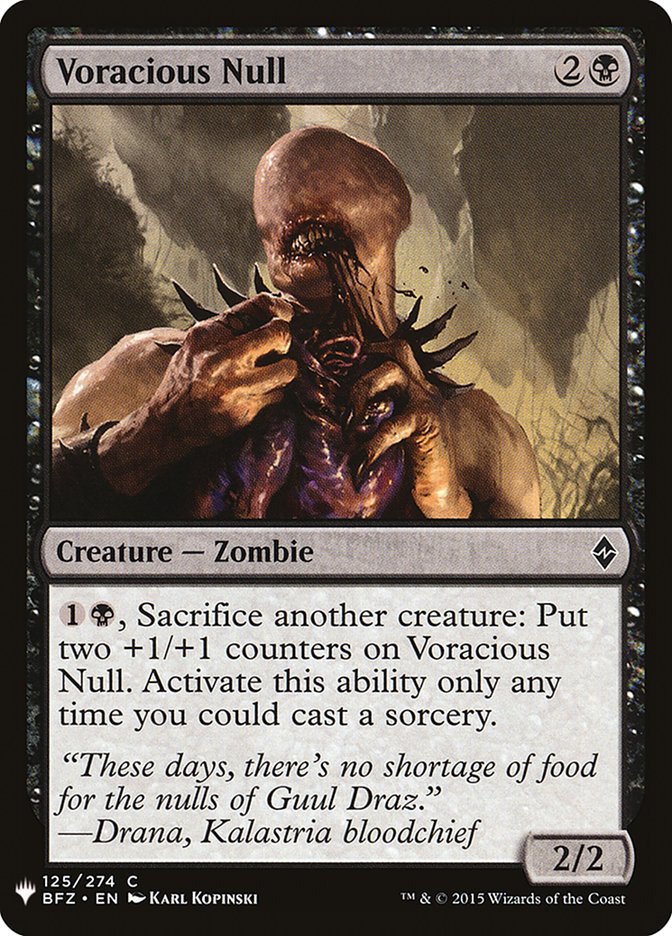 Voracious Null [Mystery Booster] | Webway Games
