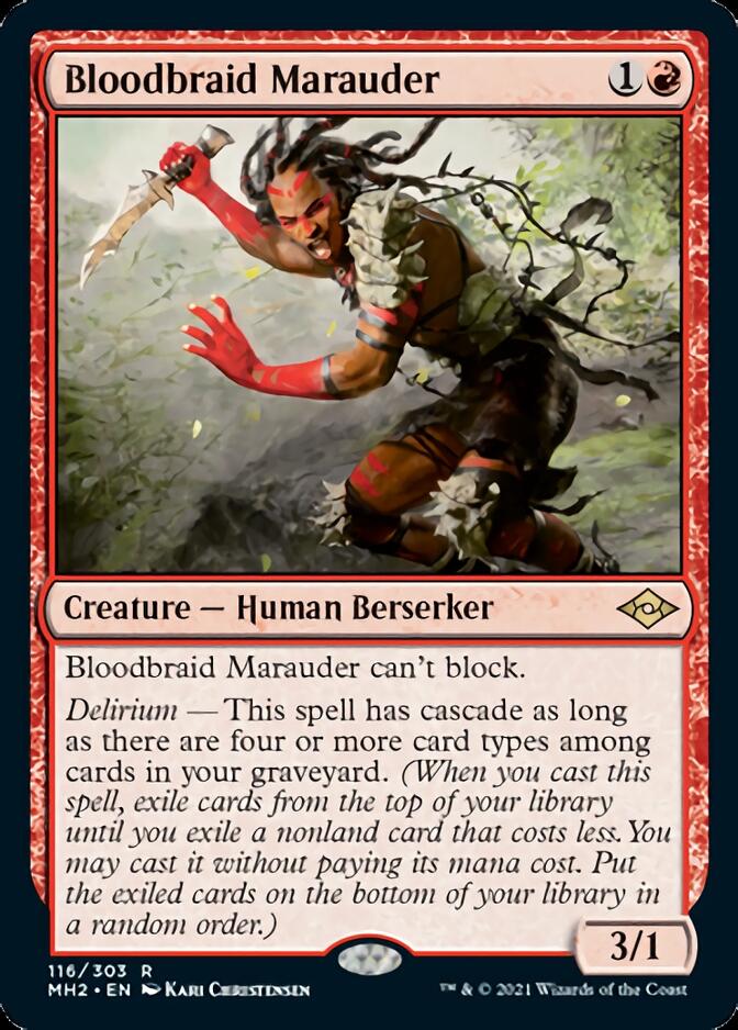 Bloodbraid Marauder [Modern Horizons 2] | Webway Games