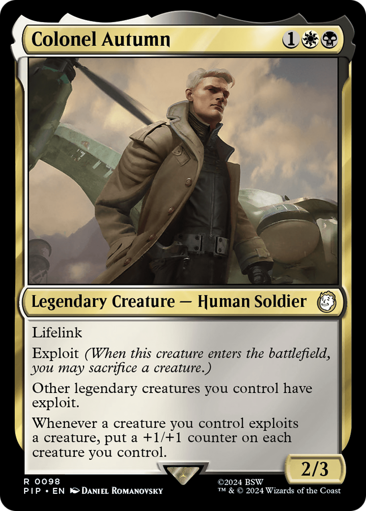Colonel Autumn [Fallout] | Webway Games