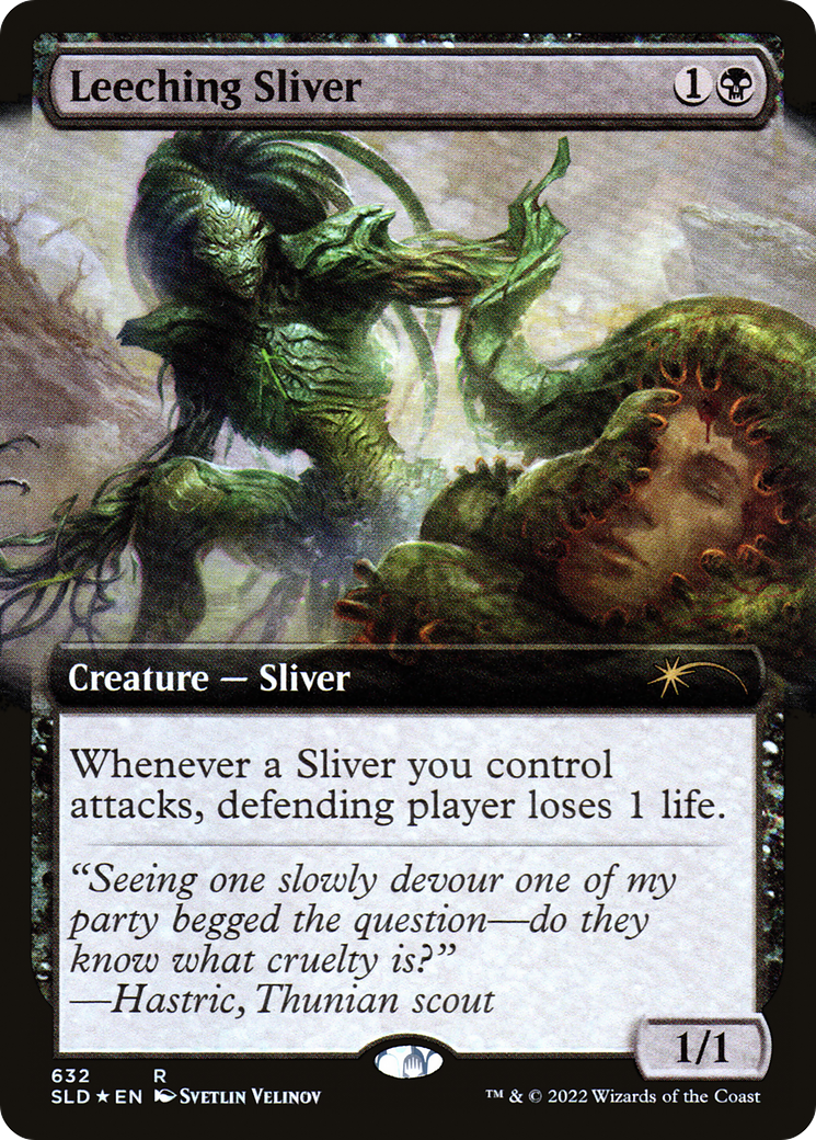 Leeching Sliver (Extended Art) [Secret Lair Drop Promos] | Webway Games