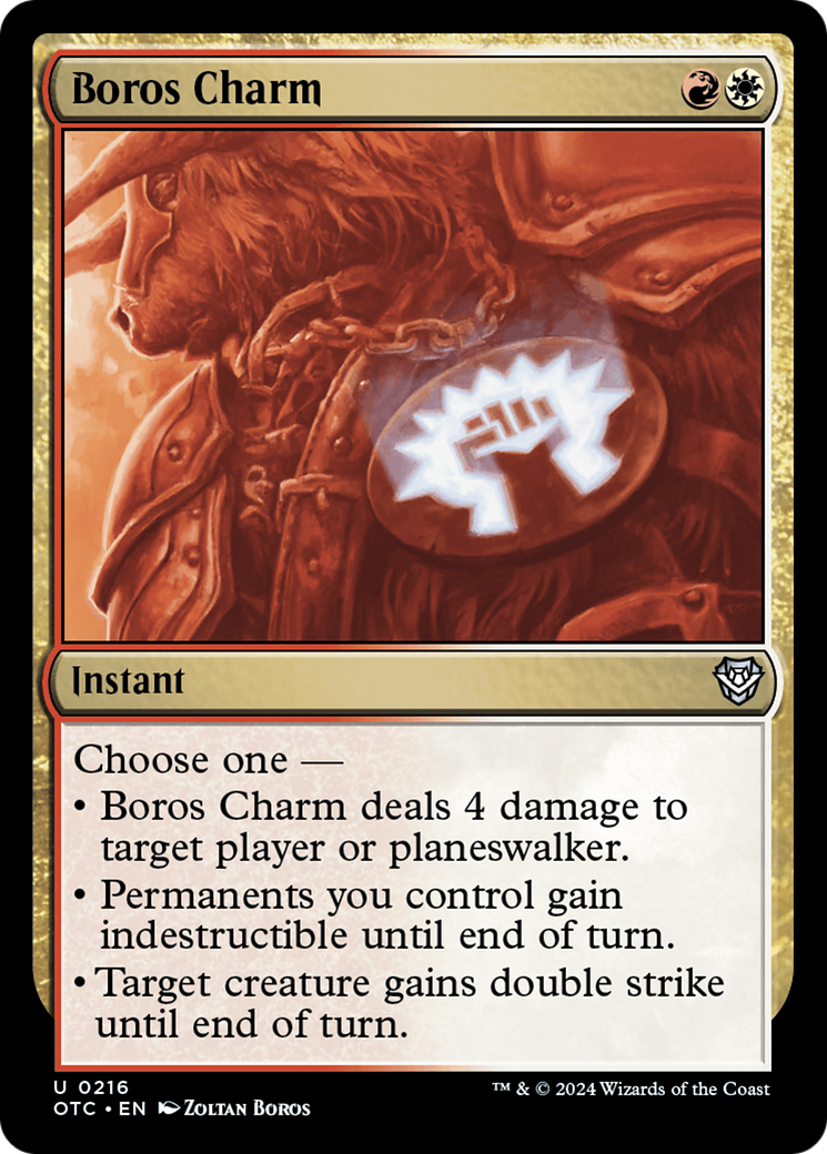 Boros Charm [Outlaws of Thunder Junction Commander] | Webway Games
