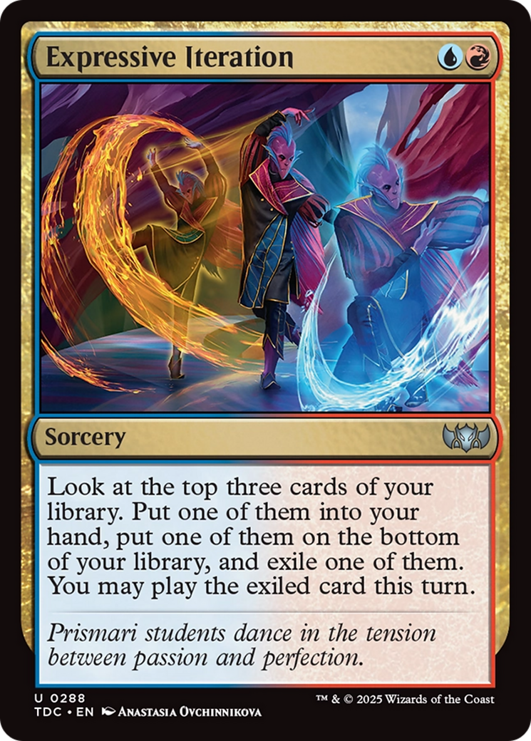Expressive Iteration [Tarkir: Dragonstorm Commander] | Webway Games
