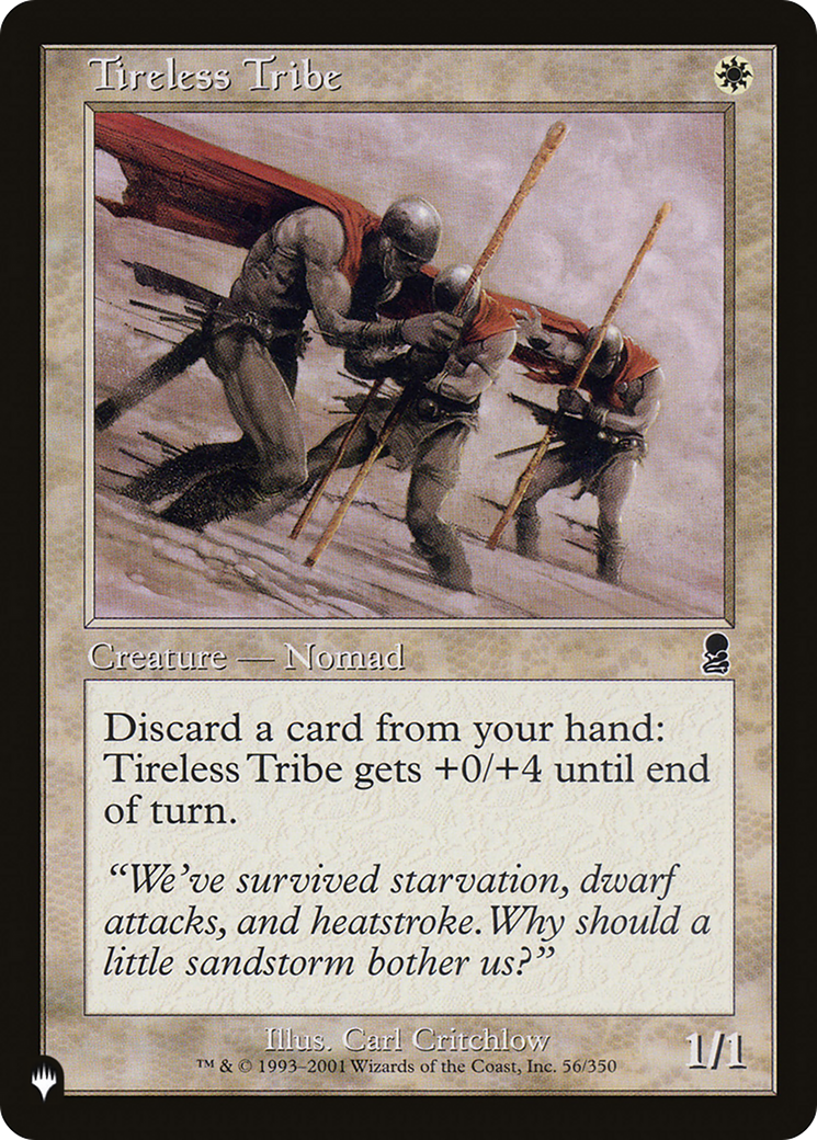 Tireless Tribe [The List] | Webway Games