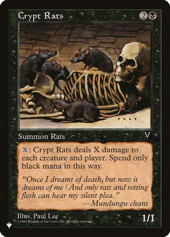 Crypt Rats [The List] | Webway Games