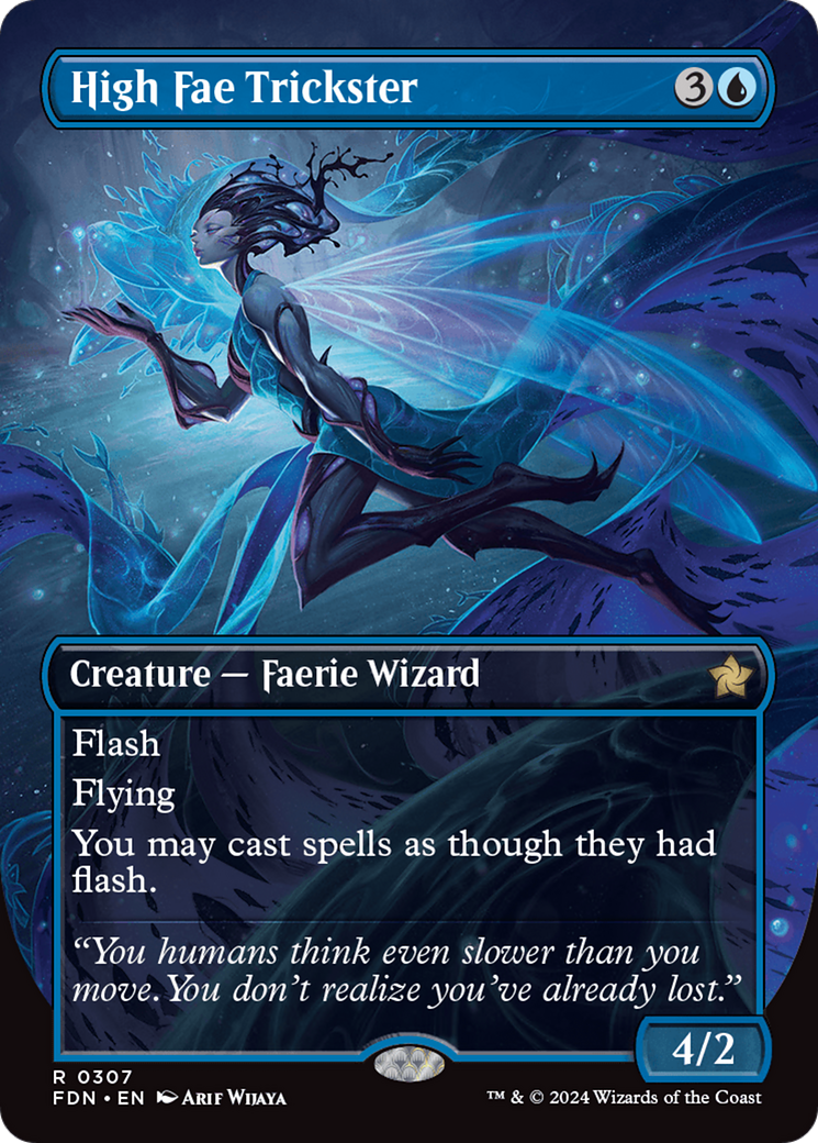 High Fae Trickster (Borderless) [Foundations] | Webway Games