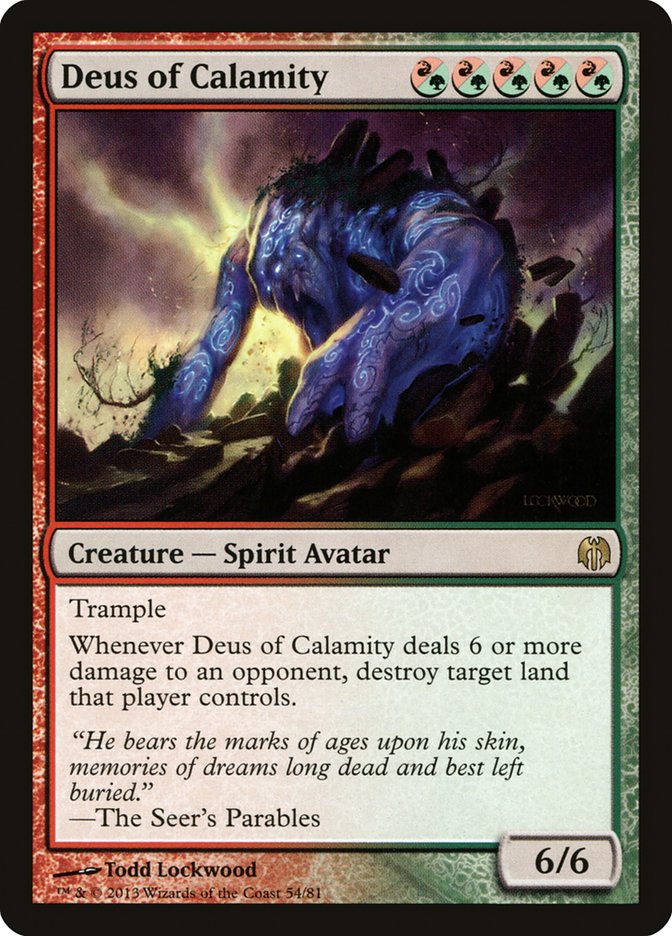 Deus of Calamity [Duel Decks: Heroes vs. Monsters] | Webway Games