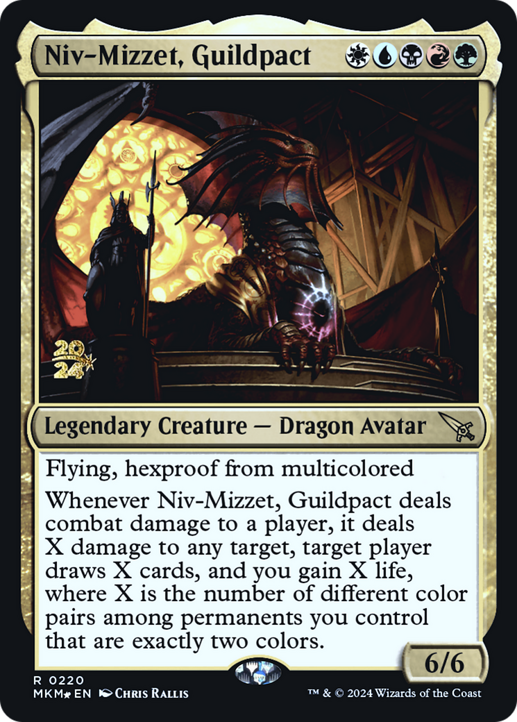 Niv-Mizzet, Guildpact [Murders at Karlov Manor Prerelease Promos] | Webway Games