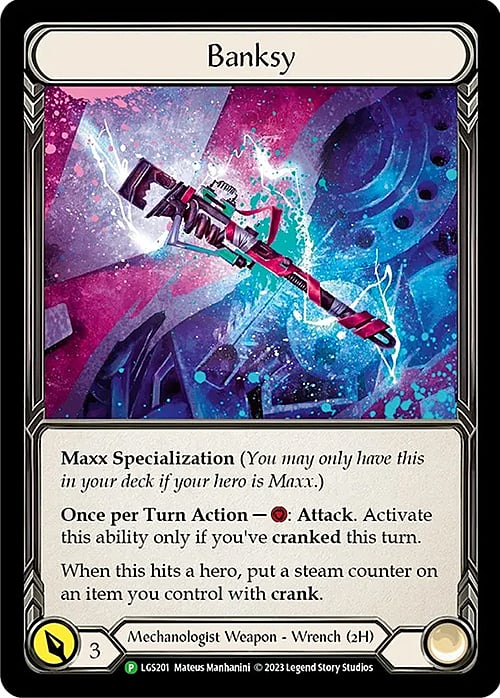 Banksy [LGS201] (Promo)  Cold Foil | Webway Games