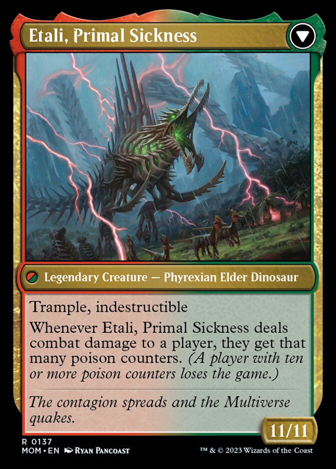 Etali, Primal Conqueror // Etali, Primal Sickness [March of the Machine] | Webway Games