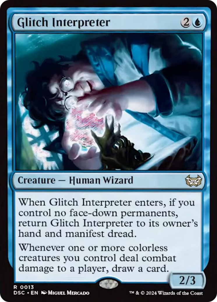 Glitch Interpreter (Extended Art) [Duskmourn: House of Horror Commander] | Webway Games