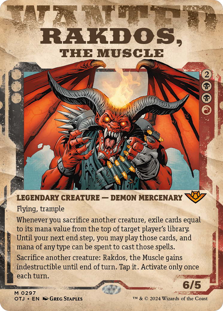 Rakdos, the Muscle (Showcase) [Outlaws of Thunder Junction] | Webway Games