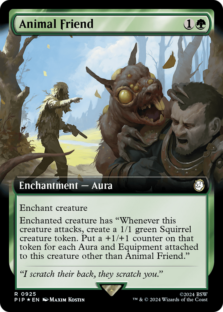 Animal Friend (Extended Art) (Surge Foil) [Fallout] | Webway Games