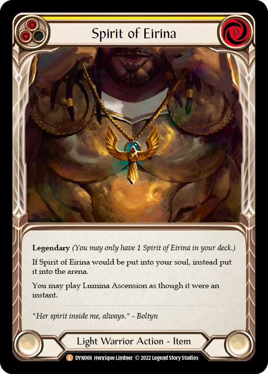 Spirit of Eirina [DYN066] (Dynasty)  Cold Foil | Webway Games