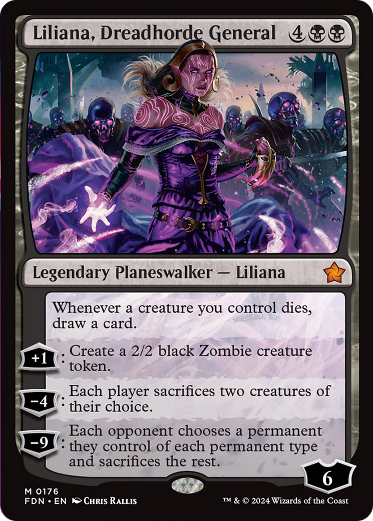 Liliana, Dreadhorde General [Foundations] | Webway Games