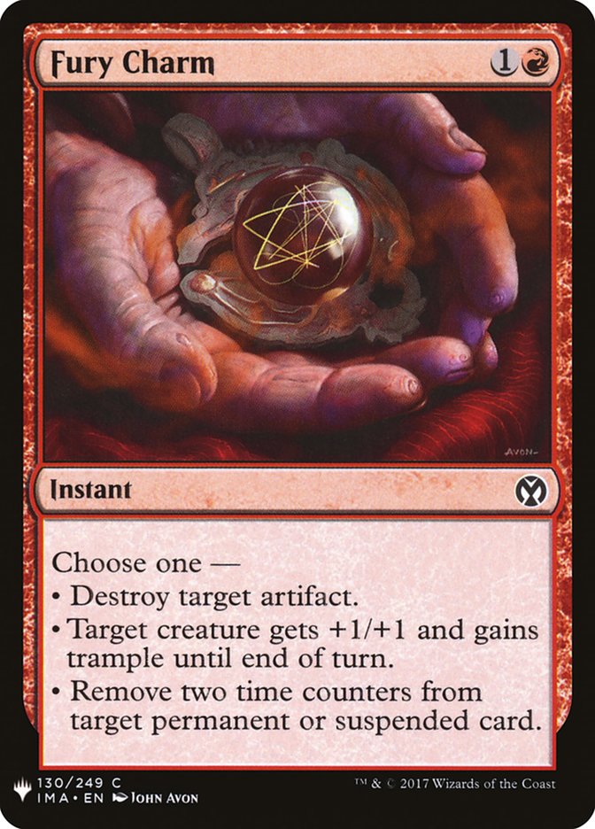 Fury Charm [Mystery Booster] | Webway Games