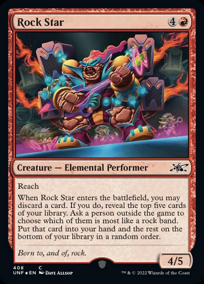 Rock Star (Galaxy Foil) [Unfinity] | Webway Games