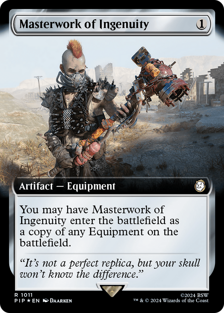 Masterwork of Ingenuity (Extended Art) (Surge Foil) [Fallout] | Webway Games
