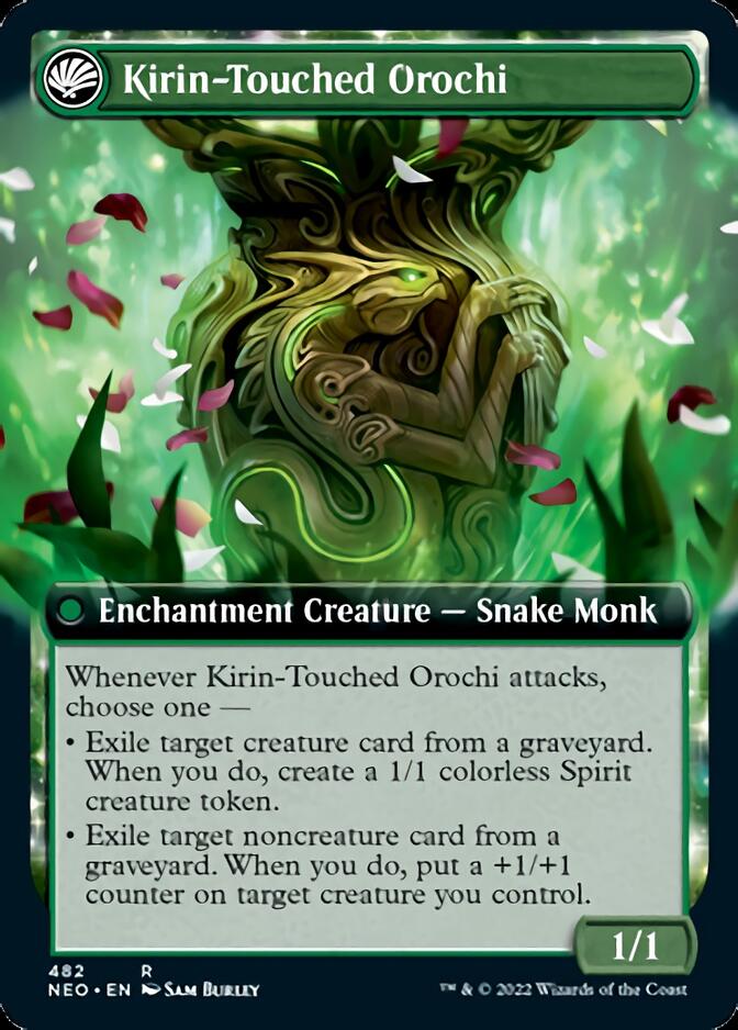 Teachings of the Kirin // Kirin-Touched Orochi (Extended Art) [Kamigawa: Neon Dynasty] | Webway Games