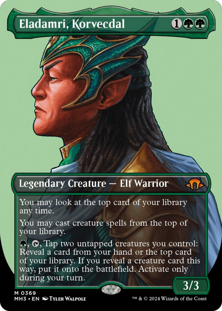 Eladamri, Korvecdal (Borderless) [Modern Horizons 3] | Webway Games