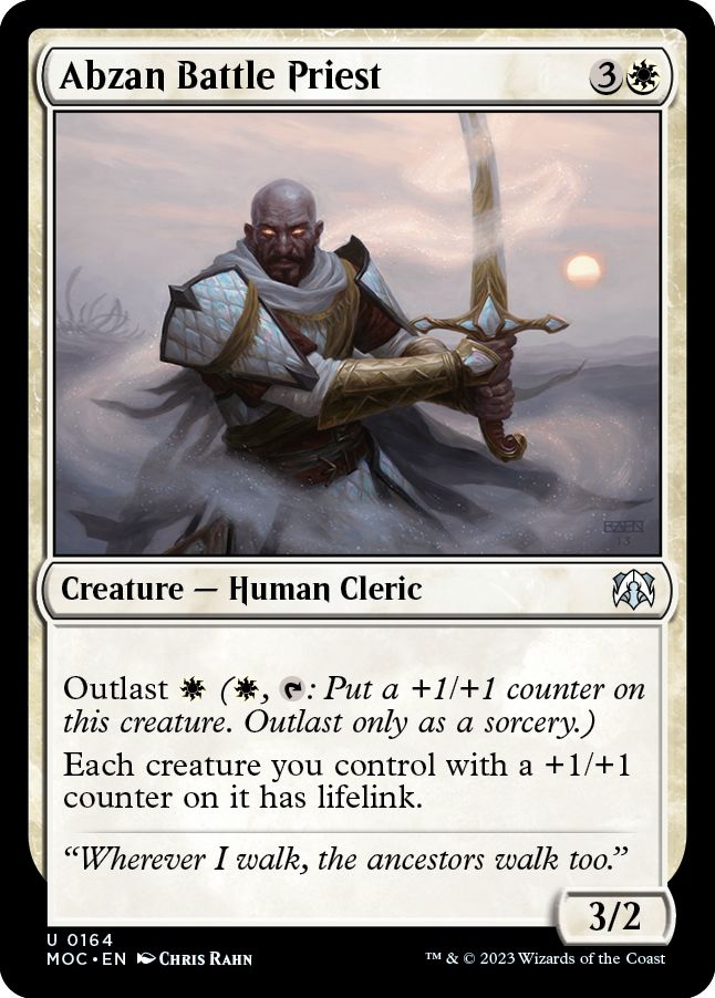 Abzan Battle Priest [March of the Machine Commander] | Webway Games