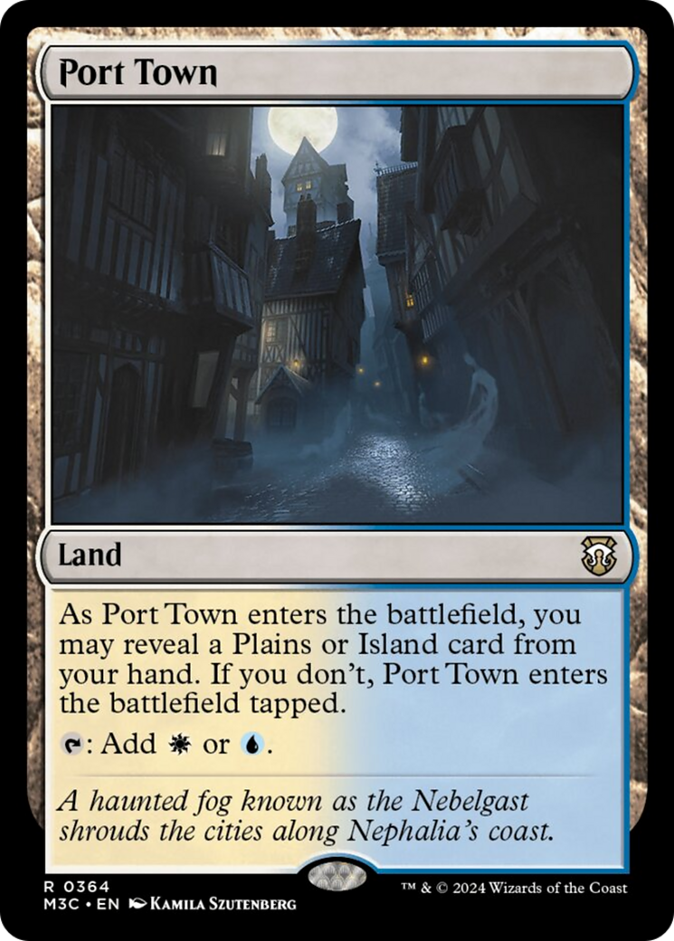 Port Town (Ripple Foil) [Modern Horizons 3 Commander] | Webway Games