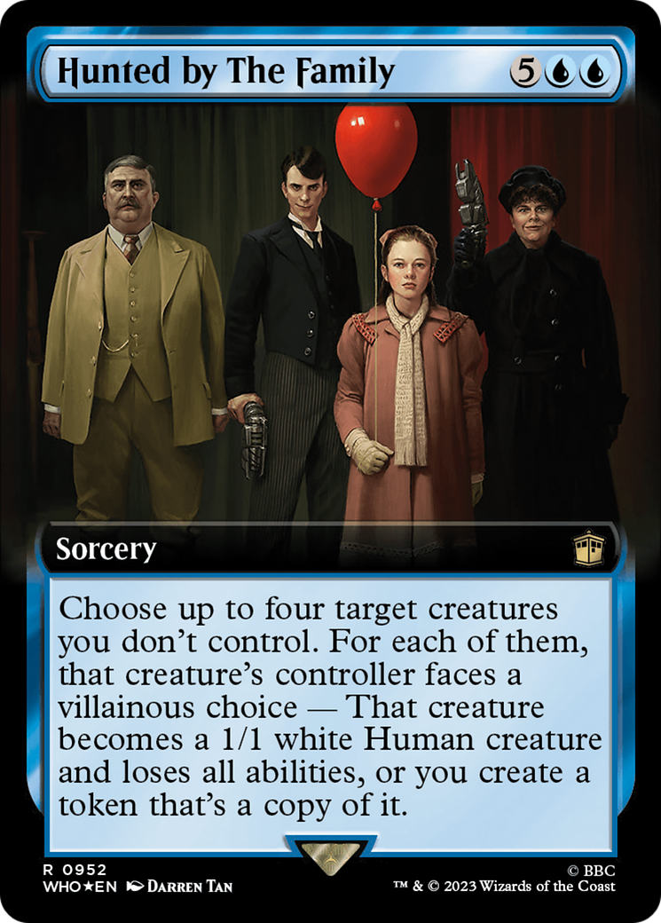 Hunted by The Family (Extended Art) (Surge Foil) [Doctor Who] | Webway Games