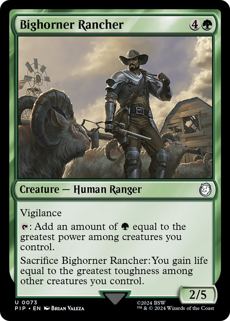 Bighorner Rancher [Fallout] | Webway Games