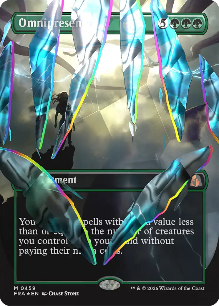 Omnipresence (Borderless) (Facet Foil) (0459) [Reality Fracture] | Webway Games